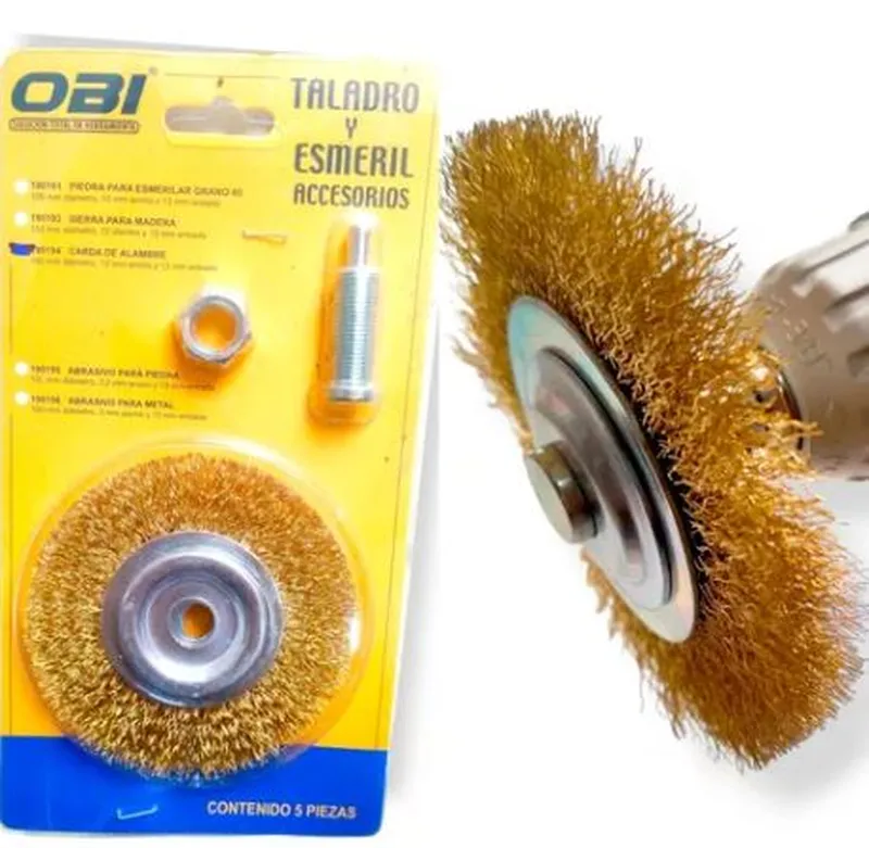 ACCESORIO PARA TALADRO CARDA DE ALAMBRE