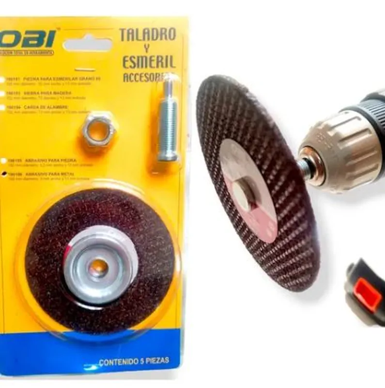 ACCESORIOS PARA TALADRO Y ESMERIL
