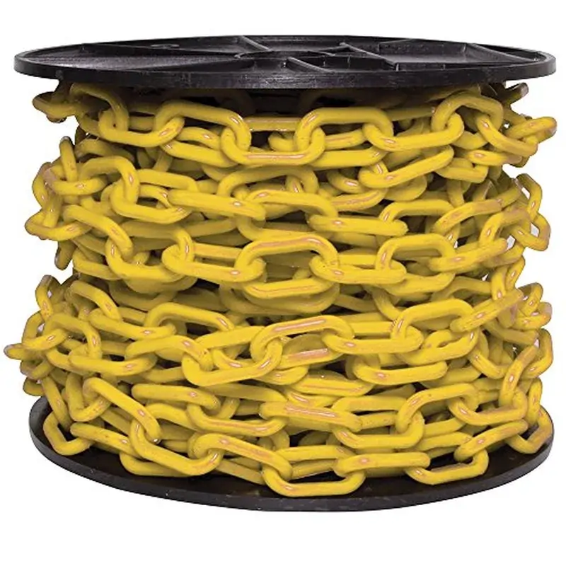 CADENA PLÁSTICA AMARILLA POR ROLLO