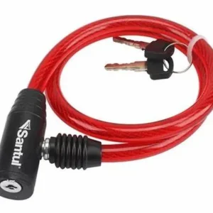 CANDADO DE CABLE 3/8 X 65 CENTÍMETROS CON LLAVE