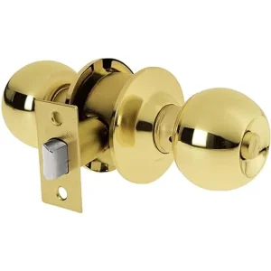 CERRADURA CILÍNDRICA LATÓN PARA BAÑO