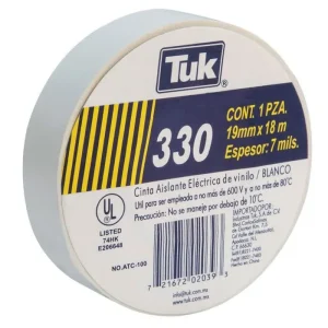 CINTA DE AISLAR 19(3/4)X 18M BLANCA