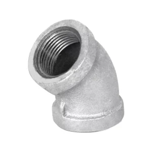 CODO 45 GRADOS GALVANIZADO 1