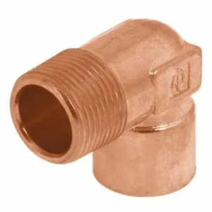 CODO COBRE 90 GRADOS ROSCA EXTERIOR 1/2
