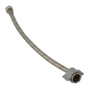CONECTOR FLEX PARA LAVABO O FREGADERO INOXIDABLE 1/2-1/2-40 CENTÍMETROS