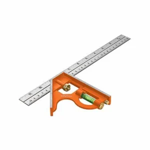 ESCUADRA 12" DE COMBINACIÓN CON PUNZÓN PARA MARCAR
