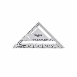 ESCUADRA 7" DE ALUMINIO PARA MUROS DE YESO