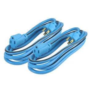 EXTENSIÓN USO RUDO ATERRIZADA COLOR AZUL 3X16 - 4.6 METROS