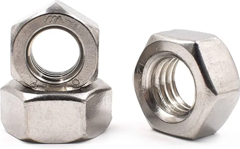 TUERCA HEXAGONAL INOXIDABLE 304 MILIMÉTRICA