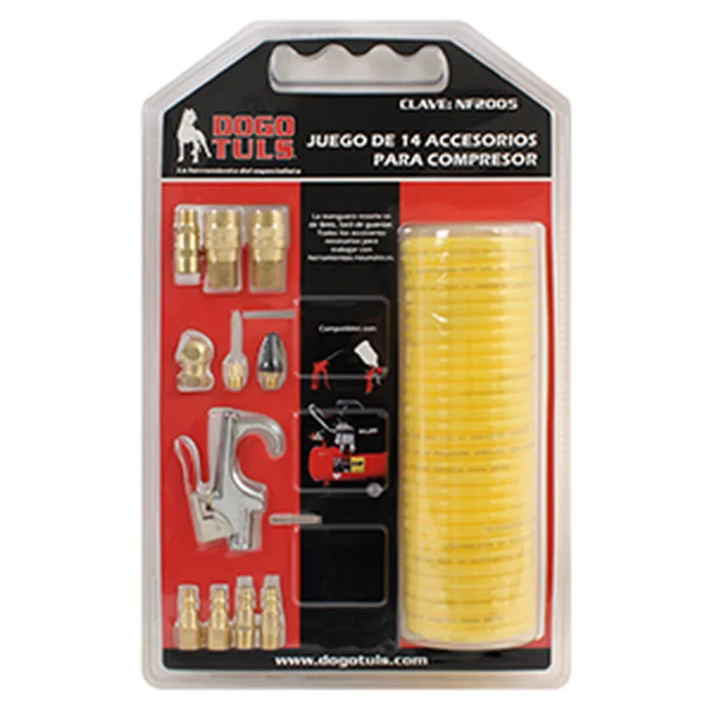 JUEGO DE ACCESORIOS PARA COMPRESOR
