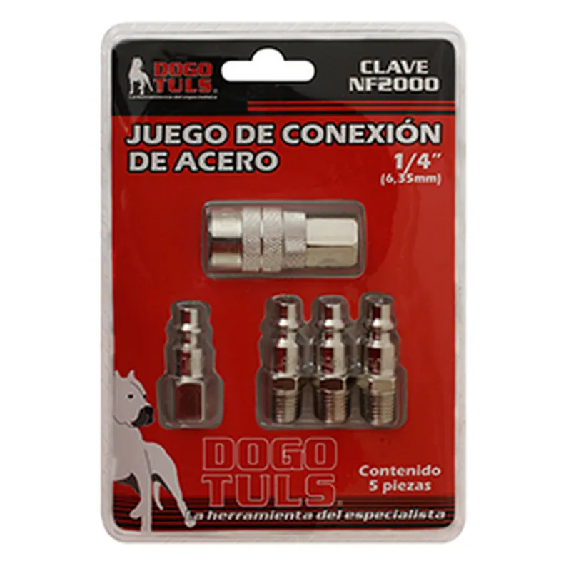 JUEGO DE CONEXIONES ACERO
