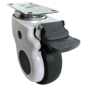 RODAJA USO MÉDICO TPR GIR  CON FRENO 4 X 1 1/4 80 KILOGRAMOS
