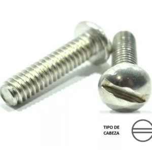 TORNILLO CABEZA GOTA INOXIDABLE NC, 1/4 X 1